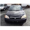 Image 2 : H4 --  2002 HONDA CIVIC LX  , Black , 324280  KM's