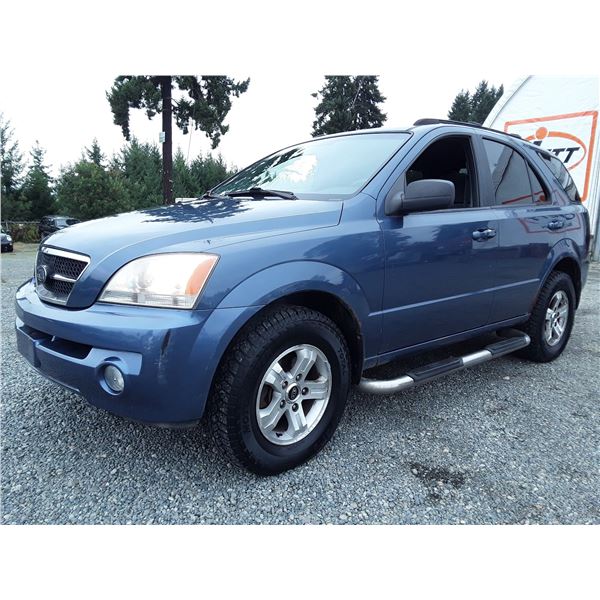 G1 --  2003 KIA SORENTO EX 4X4  , Blue , 181819  KM's