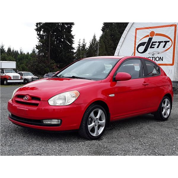 A1 --  2008 HYUNDAI ACCENT , Red , 204134  KM's