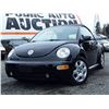 Image 2 : C6 --  2003 VW BEETLE GLS  CONVERTIBLE , Black , 112308  KM's