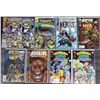 Image 1 : 538 Lot of 9 Various Vintage Comics Including Teenage Mutant Ninja Turtles, + 1 Signed Warrior Comic
