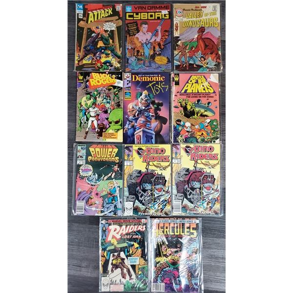 542 --  Lot of 11 Various Vintage Comics - Marvel and More!