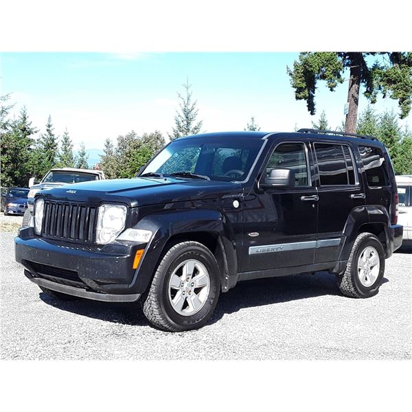 E2 --  2010 JEEP LIBERTY SPORT NORTH EDITION 4X4 , Black , 190817  KM's