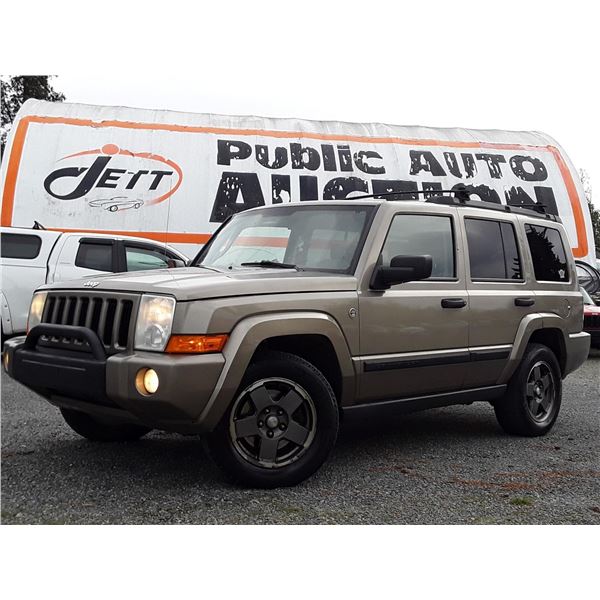 F3 --  2006 JEEP COMMANDER 4X4 , Brown , 235610  KM's