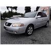 Image 1 : B4 --  2005 NISSAN SENTRA , Grey , 191883  KM's