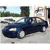 Image 1 : C6 --  2002 HONDA CIVIC  , Blue , 249360  KM's