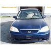 Image 2 : C6 --  2002 HONDA CIVIC  , Blue , 249360  KM's