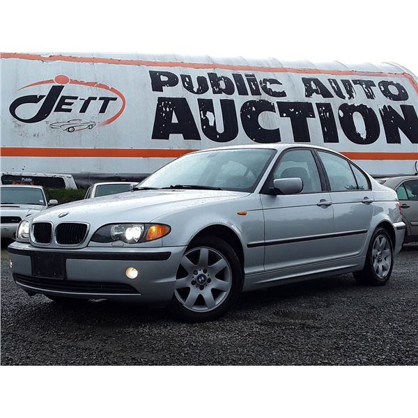 E4 --  2003 BMW 325I , Silver , 99760  KM's