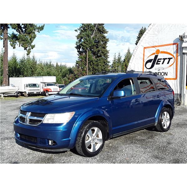 E5 --  2009 DODGE JOURNEY SXT  , Blue , 203934  KM's