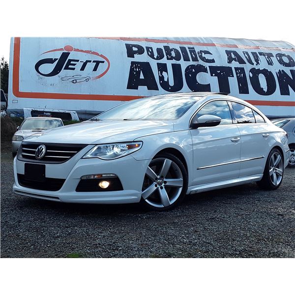 C6A --  2010 VW PASSAT CC LUXURY , White , 143869  KM's