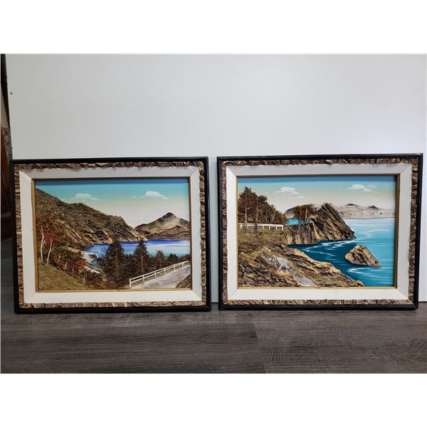 Two Frames Art Pieces made from natural forest materials