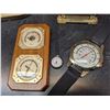 Image 7 : Lot of Clocks (Inc Seth Thomas, Kieniner & Obergfell) Thermometers Barometer & More