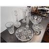 Image 3 : Lot of Cryslatal Pinwheel Vases Candy Dishes & More
