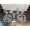 Image 7 : Lot of Cryslatal Pinwheel Vases Candy Dishes & More