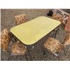 Image 2 : Vintage Metal Kithen Table & 4 Chairs
