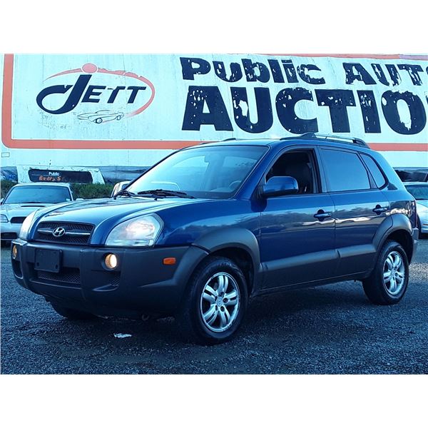 G6 --  2006 HYUNDAI TUCSON GL AWD , Blue , 292772  KM's