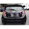 Image 10 : C6D --  2016 CHEVROLET SONIC LT  TURBO, Black , 51151  KM's