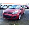 Image 2 : C1 --  2012 KIA RIO SX , Red , 194761  KM's