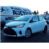 Image 1 : A1 --  2017 TOYOTA YARIS L , White , 312759  KM's  "NO RESERVE"