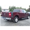 Image 8 : G3 --  2004 FORD F150 EXT CAB 4X4 , Red , 149171  KM's