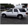 Image 8 : A10 --  1999 CHEVROLET BLAZER 4X4  , White , 280282  KM's