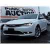 Image 2 : A3 --  2015 CHRYSLER 200 LTD , White , 54109  KM's  "NO RESERVE"