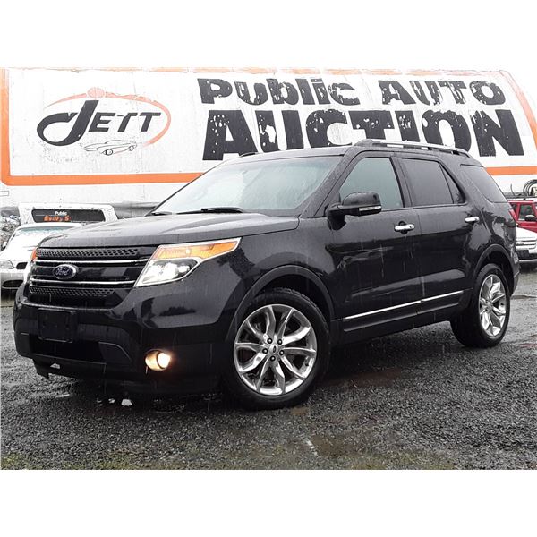 C6A --  2014 FORD EXPLORER LTD AWD , Black , 205049 KM's