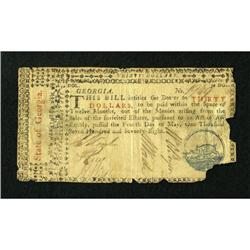 Georgia May 4,1778 $30 About Good-Good.