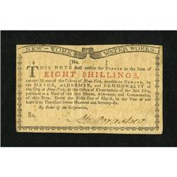 New York March 5,1776 (Water Works) 8s About
