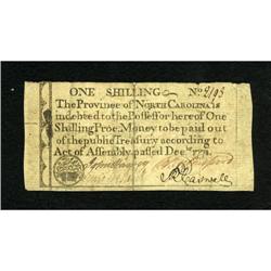 North Carolina December, 1771 1s Very Good.