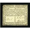 Image 1 : Virginia March 1, 1781 $20 Extremely Fine.