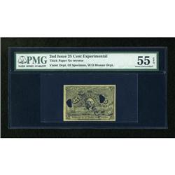 Fr. 1283 25c Second Issue PMG About Uncirculated