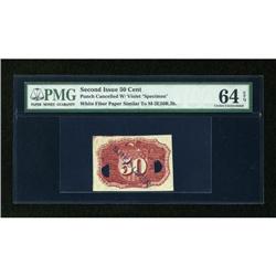 Milton 2E50R.3b 50c Second Issue PMG Choice