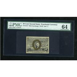 Fr. 1318 50c Second Issue PMG Choice