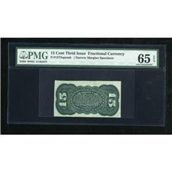 Fr. 1272SP 15c Third Issue Narrow Margin Back