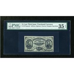 Fr. 1274SP 15c Third Issue PMG Choice Very Fine