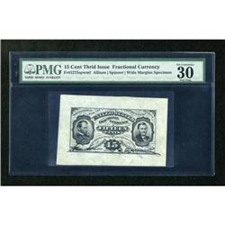 Fr. 1275SP 15c Third Issue Wide Margin Face PMG