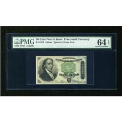 Fr. 1379 50c Fourth Issue Dexter PMG Choice