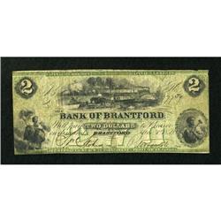 Brantford, CW- The Bank of Brantford $2 Nov. 1,