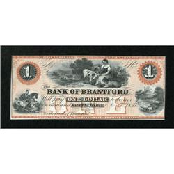 Sault St. Marie, CW- The Bank of Brantford $1