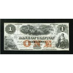 Clifton, PC- The Bank of Clifton $1 Oct. 1, 1859