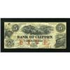 Image 1 : Clifton, PC- The Bank of Clifton $5 Oct. 1, 1859