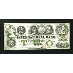 Toronto, CW- The International Bank $2 September