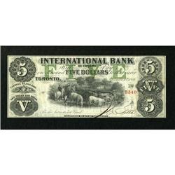 Toronto, CW- The International Bank $5 September