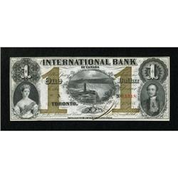 Toronto, CW- The International Bank $1 Sept. 15,
