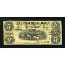 Toronto, CW- The International Bank $5 September