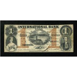 Toronto, CW- The International Bank $1 Sept. 15,