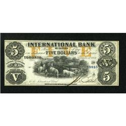 Toronto, CW- The International Bank $5 Septmeber