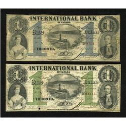 Toronto, CW- The International Bank $1 Sept. 15,