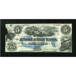 Elgin, PC- The Zimmerman Bank $5 185x Ch. #